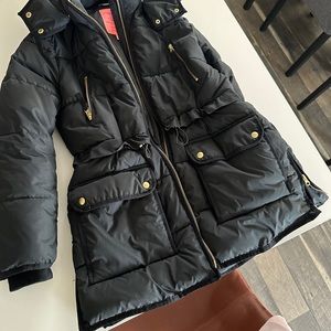 J Crew Black Puffer Jacket